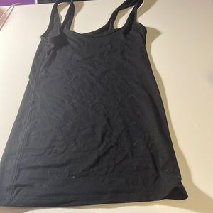 Black tank top